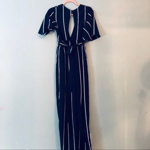 Jumpsuit with shorts underneath